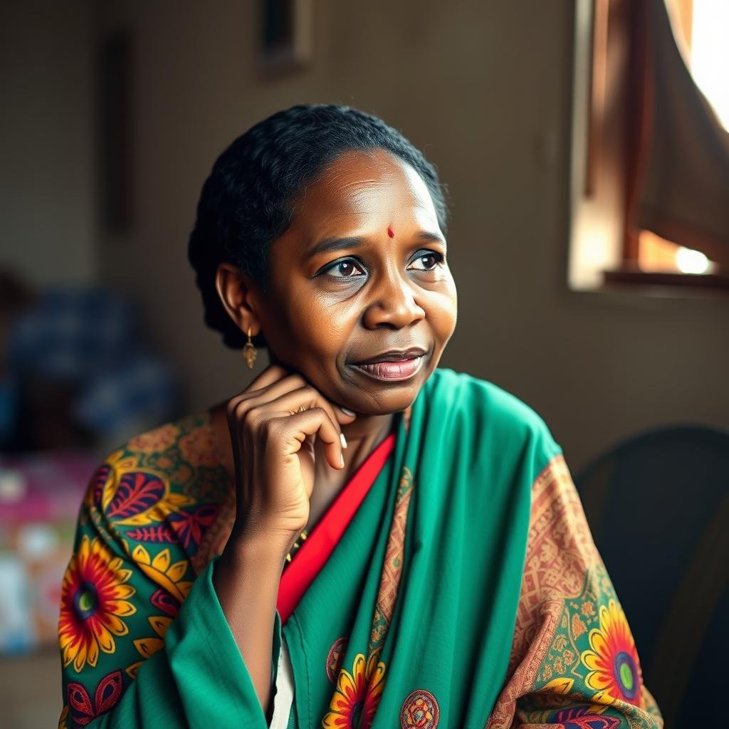 A Sudanese woman sharing her experience with marriage spell casting
