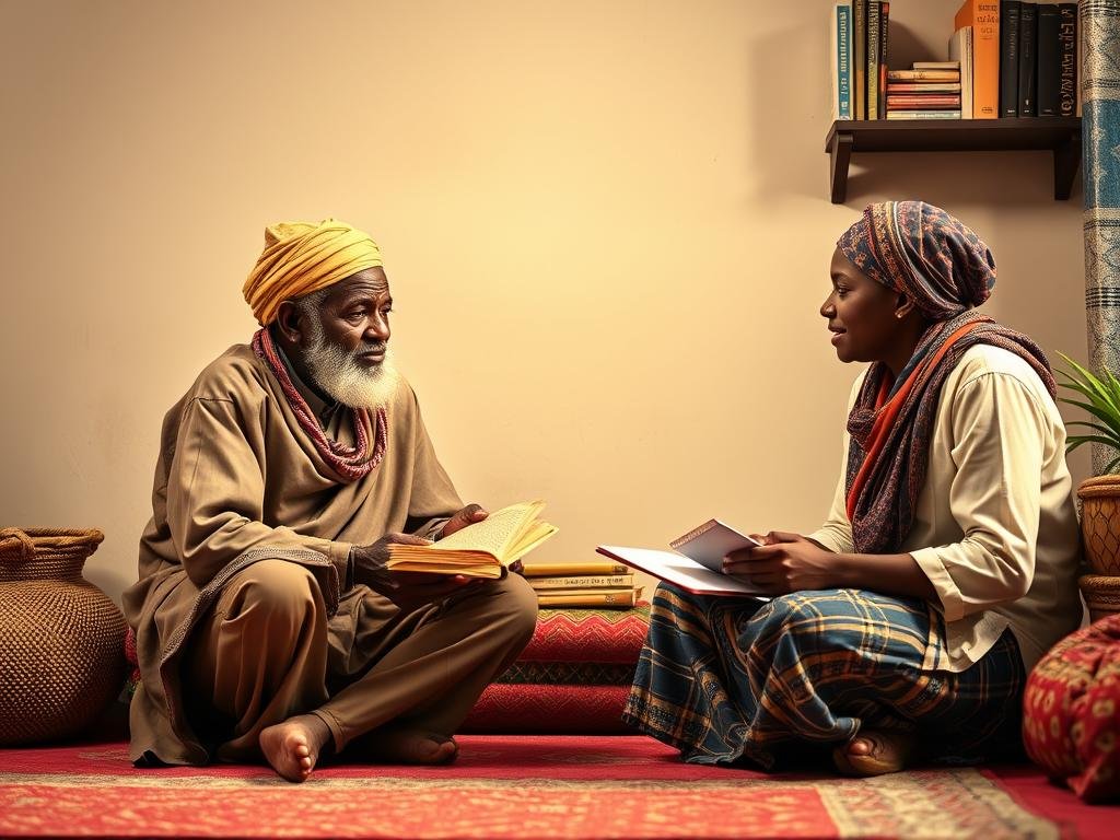 A blend of traditional and modern relationship support in Sudanese culture
