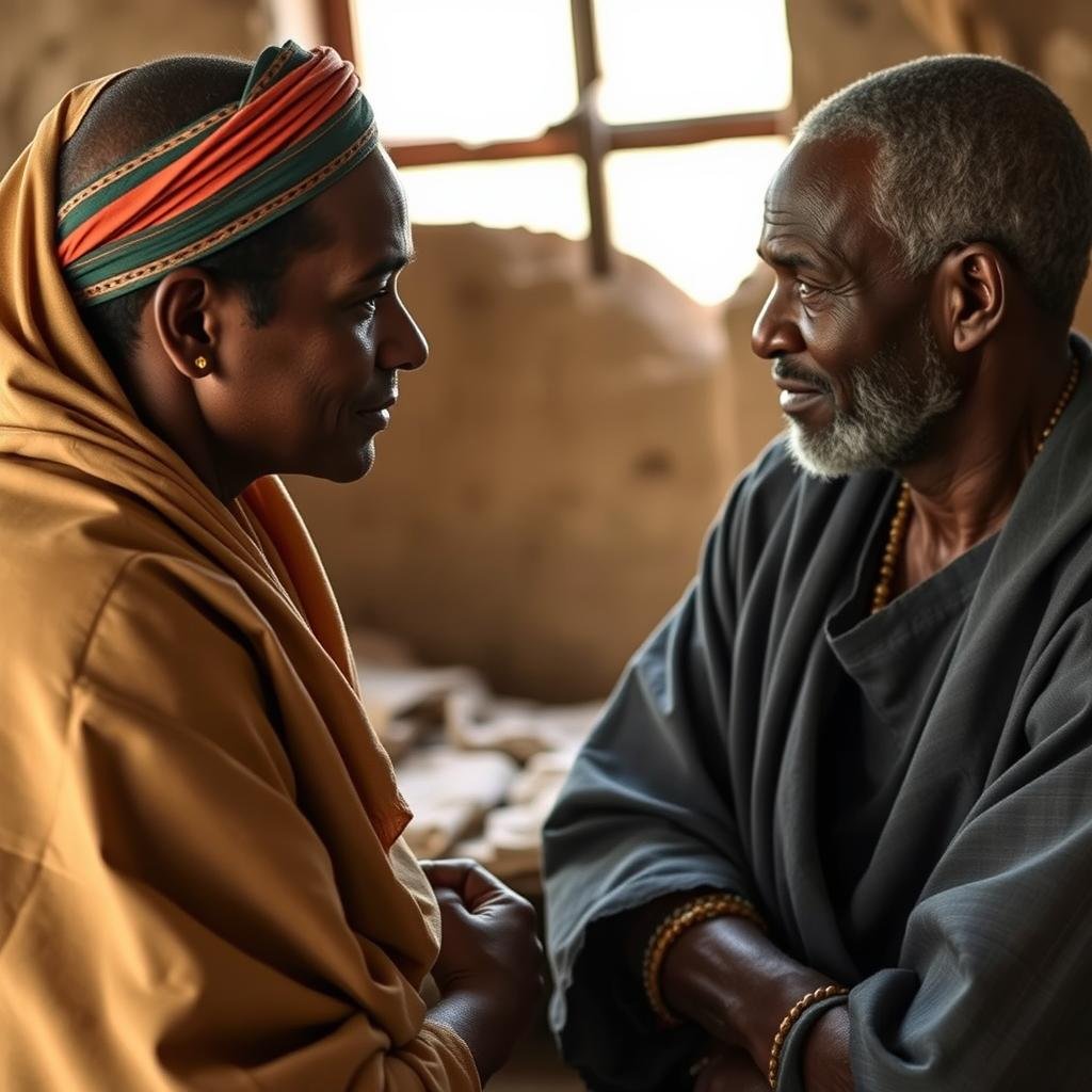 An ethical Love Spell Caster in Sudan counseling a client