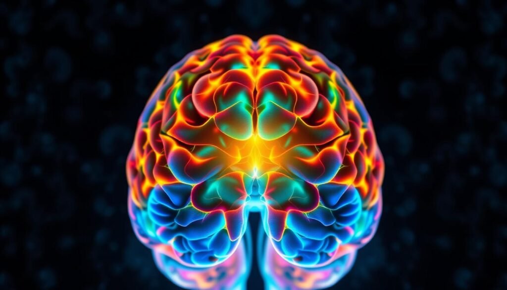 Brain scan showing activity during meditation and spiritual rituals