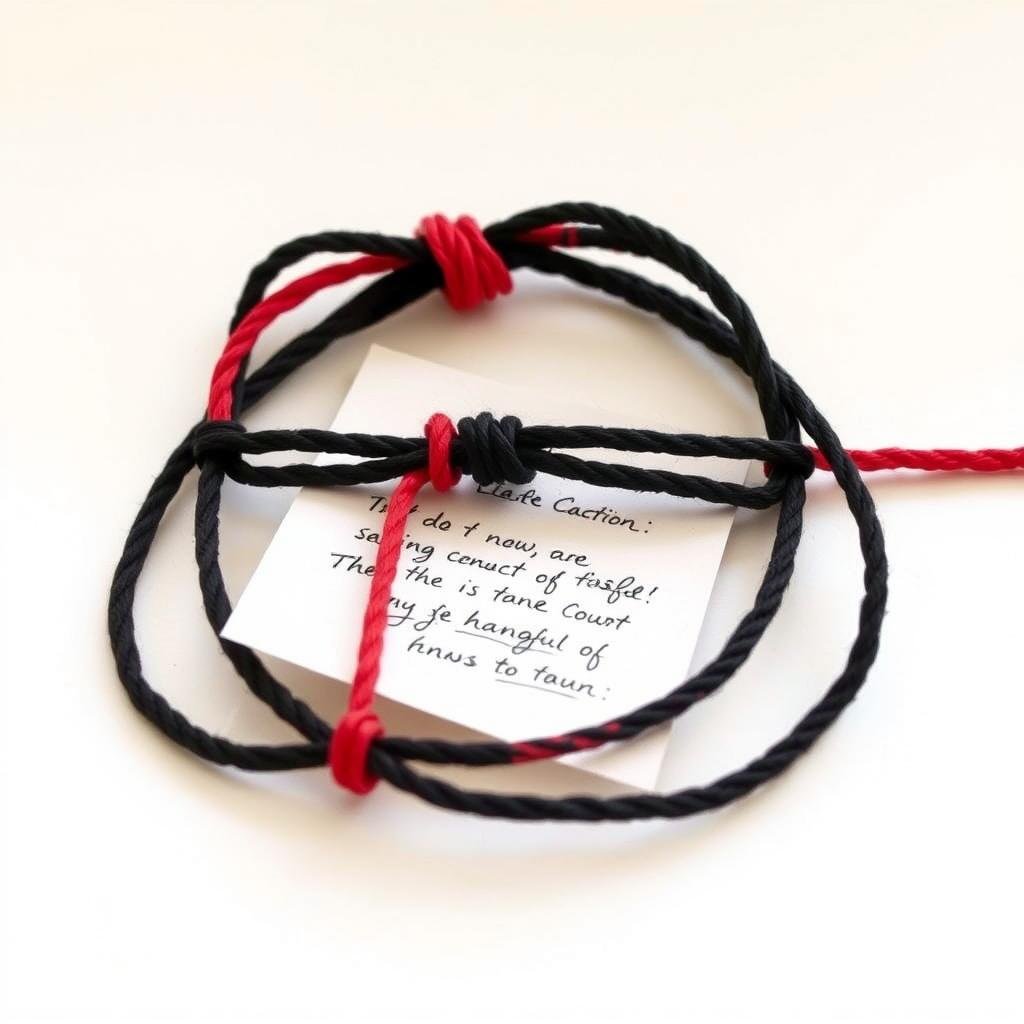 Cord binding ritual for Court Cases Solving Spell
