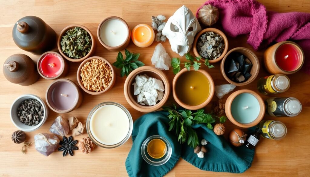 Different ritual items used by a most effective love spell caster from Africa for various types of love spells