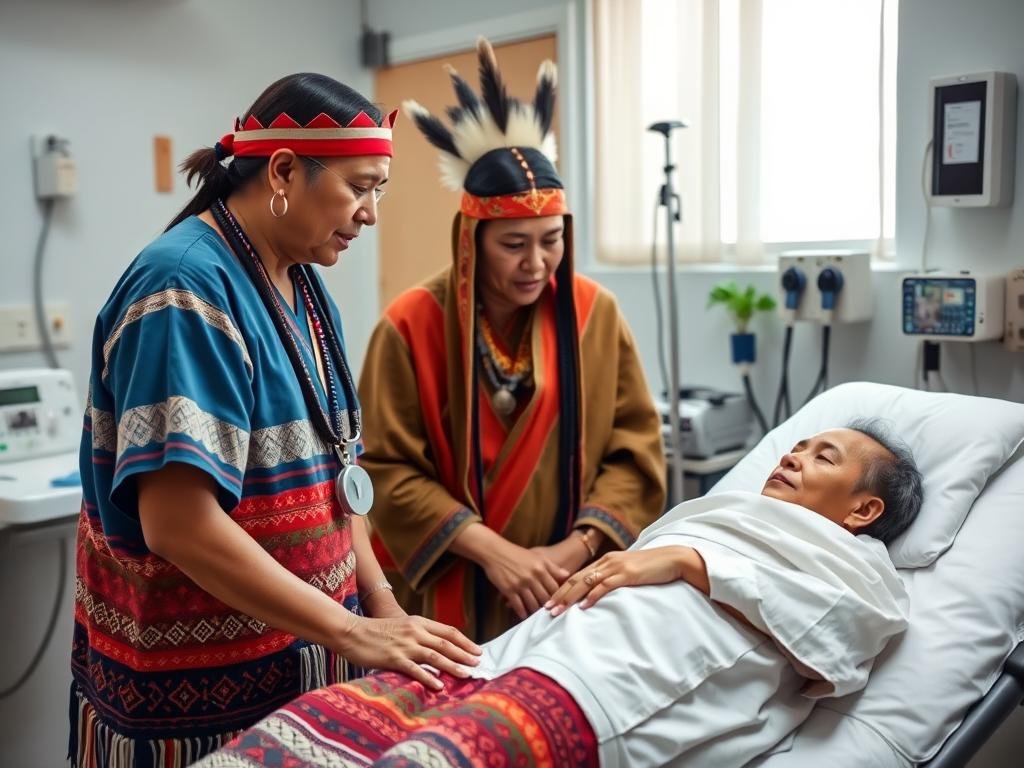 Integration of traditional and modern medicine in a healthcare setting