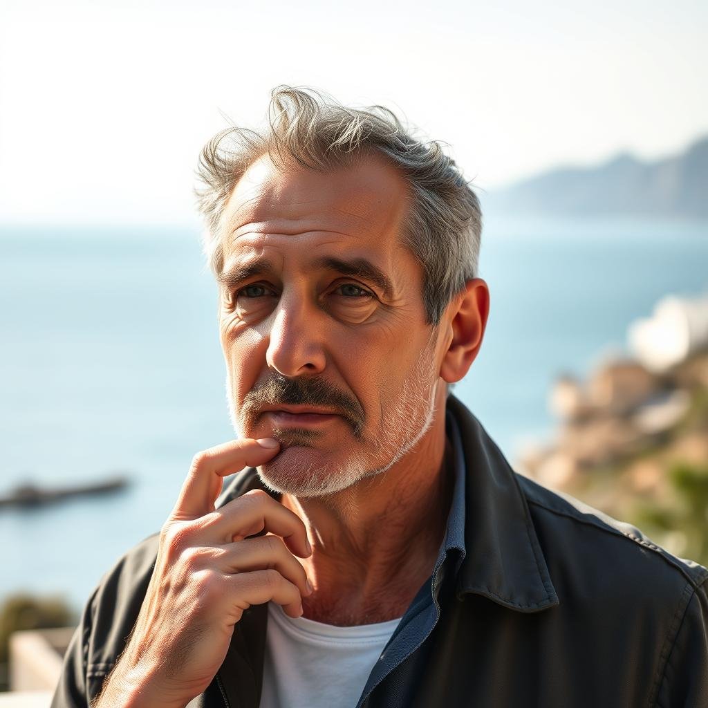 Portrait of a man sharing his mixed experience with a marriage spell caster in Greece