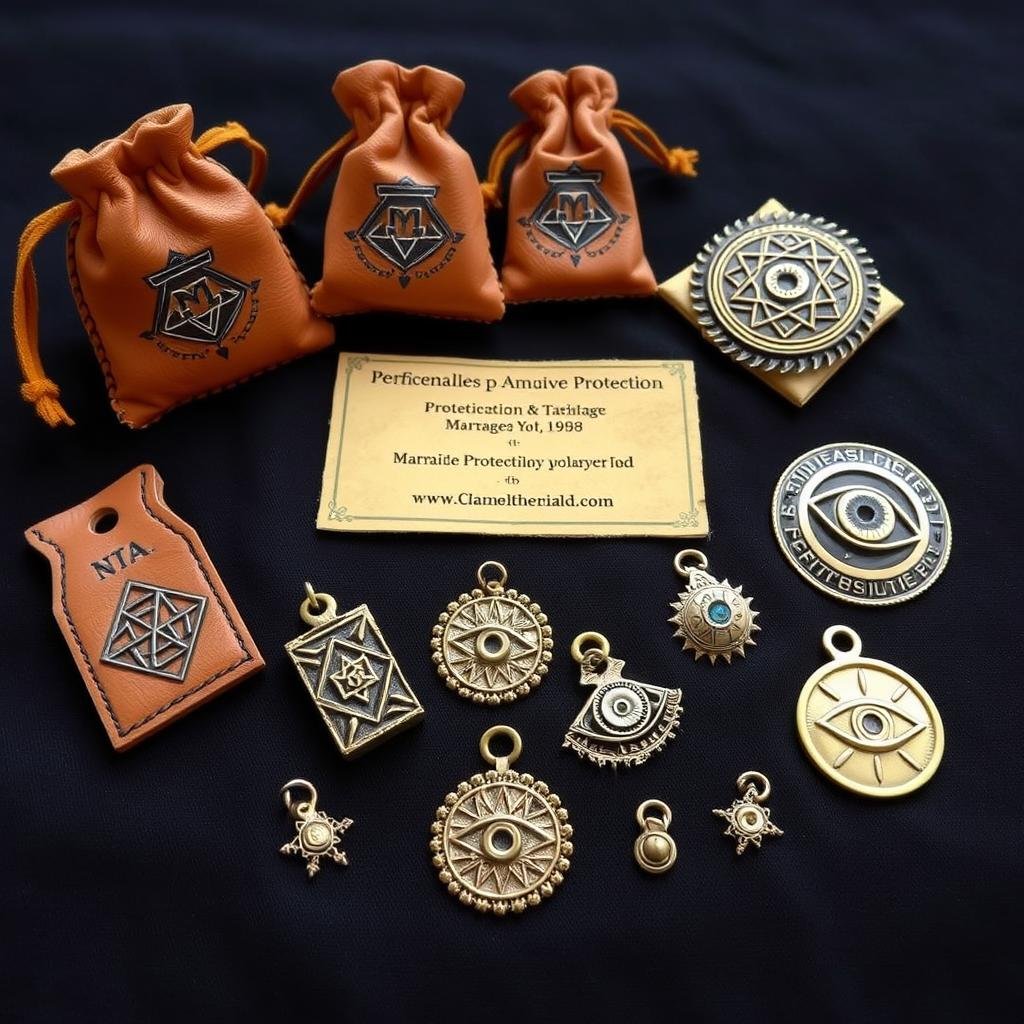 Protective amulets and talismans used in Sudanese marriage protection rituals