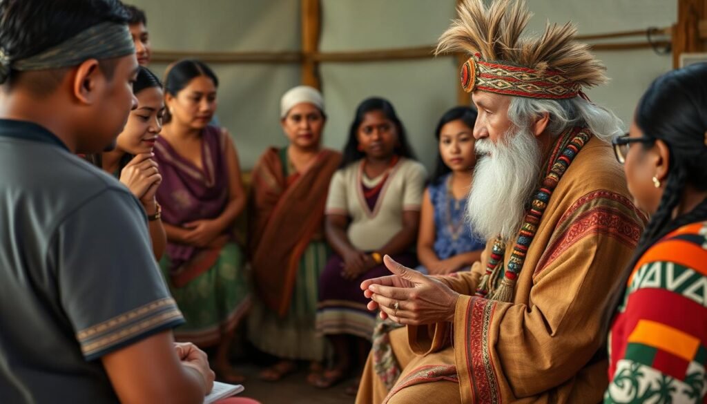 Respectful cultural exchange between Native Healers and students