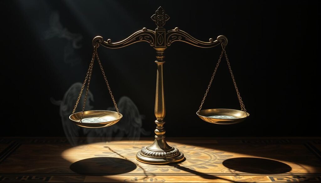 Symbolic representation of ethical balance in marriage spell casting in Greece