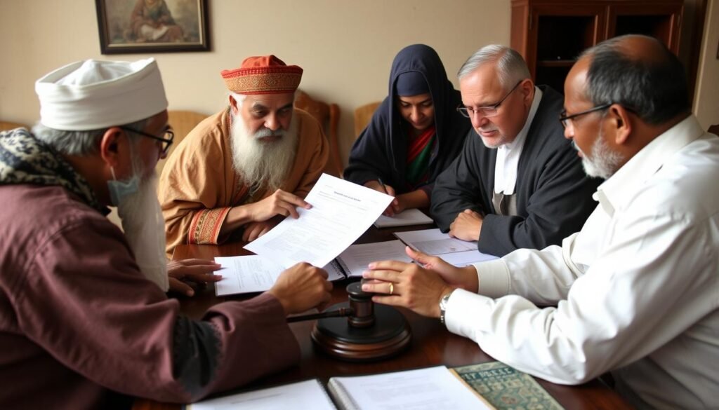 Traditional and modern dispute resolution practitioners collaborating