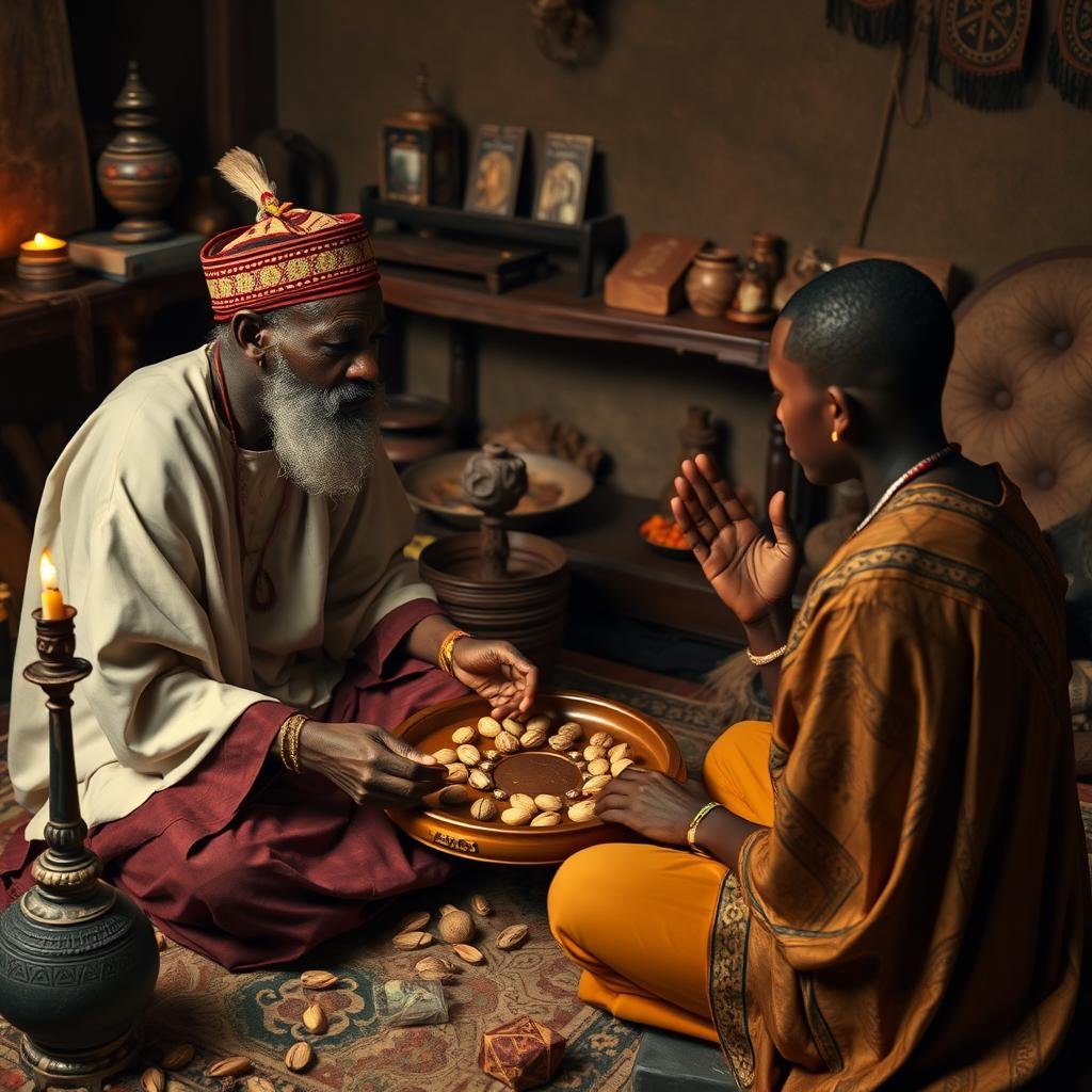Yoruba divination ceremony for career guidance