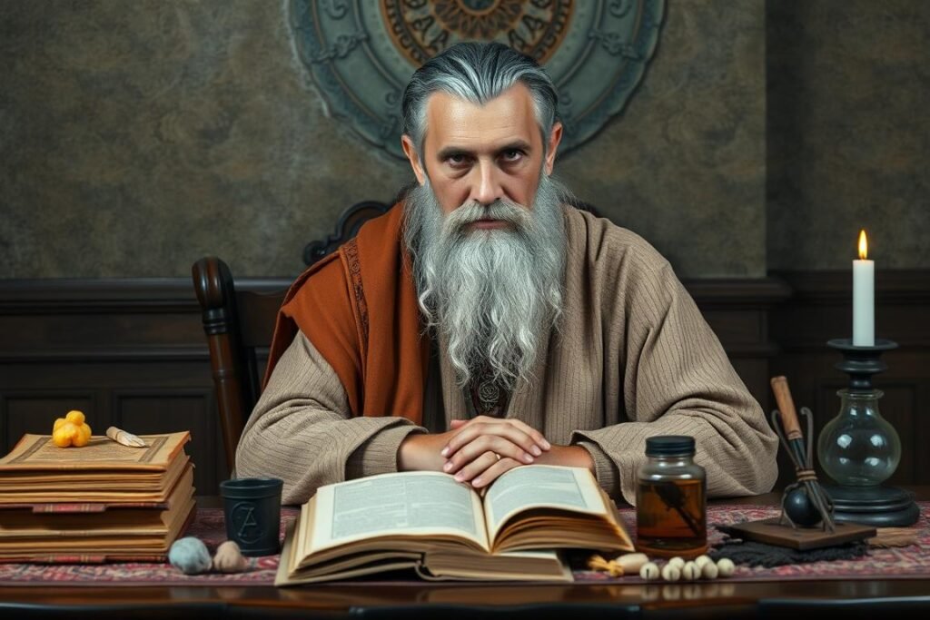 Ο Μάγος Αλέξανδρος, αποτελεσματικός μάγος αγάπης στην Ελλάδα, στο χώρο εργασίας του
